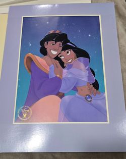 Commemorative Disney lithograph