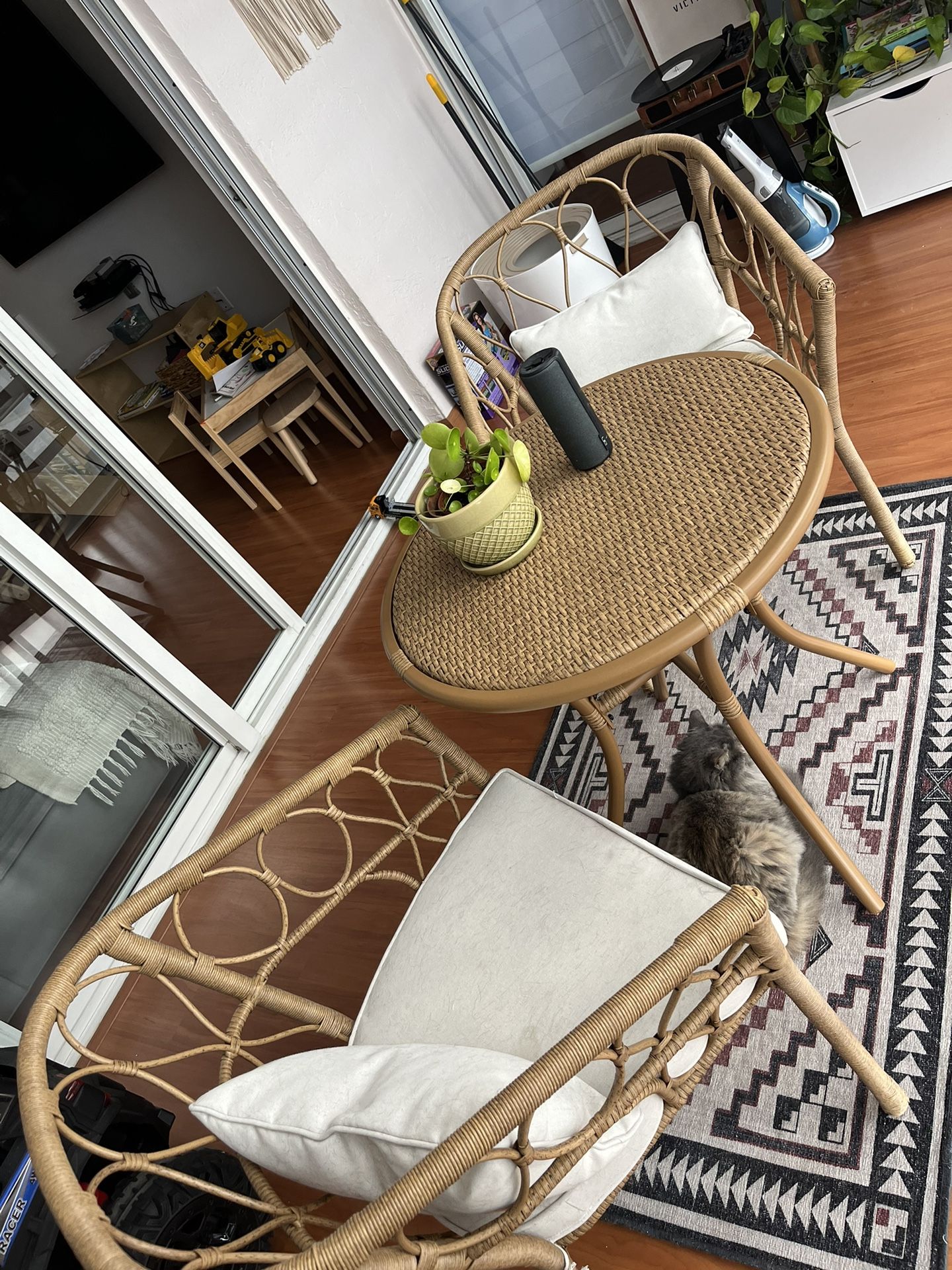 Opalhouse Rattan Patio Table and Chairs for Sale in Miami, FL OfferUp