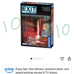 Board Game “Exit” Dead Man on the Orient Express