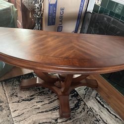 Wood Console Table 