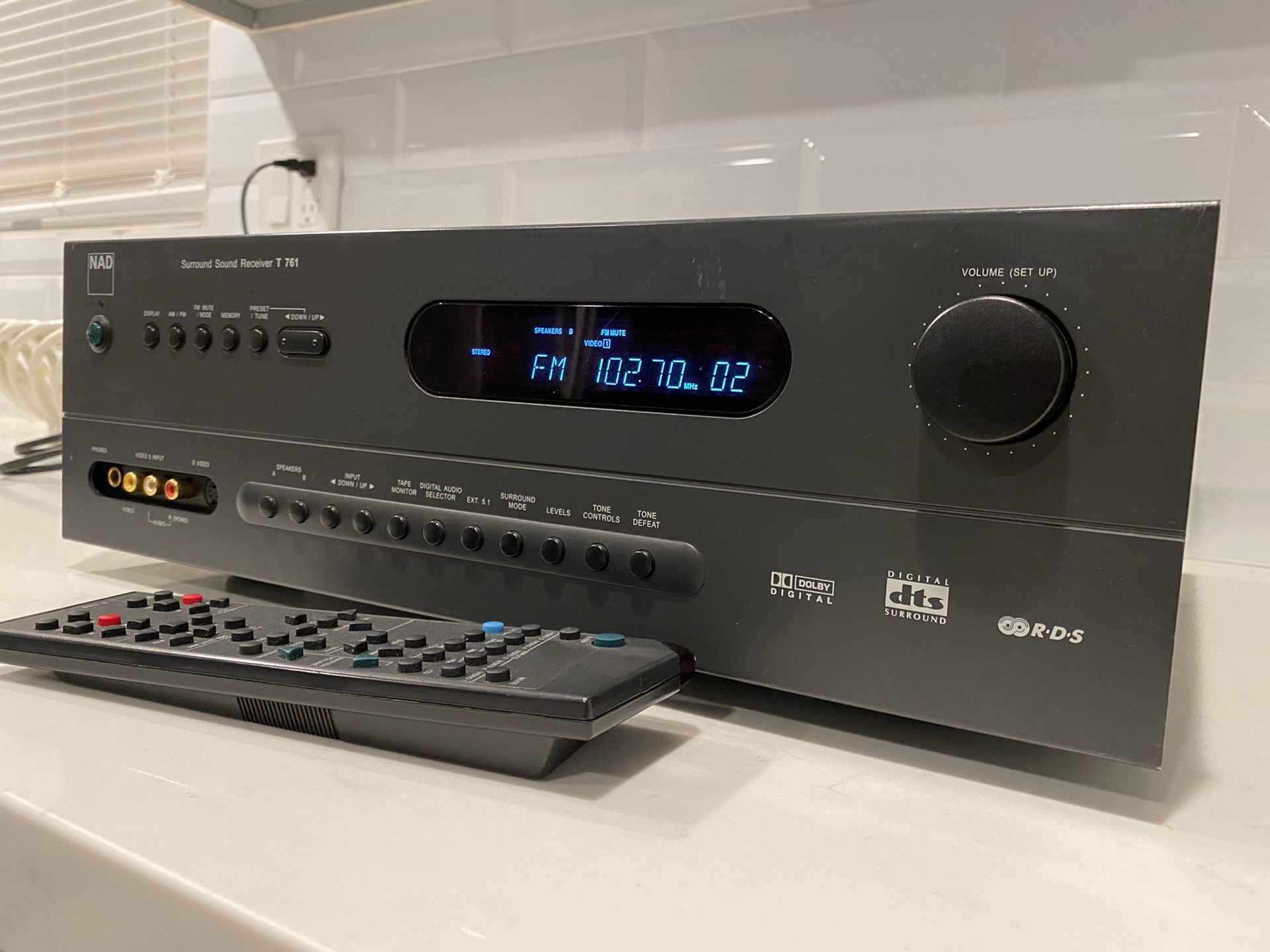 NAD Surround Sound Receiver T761 with Remote Control