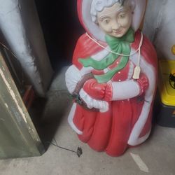 Vintage Misses Santa .