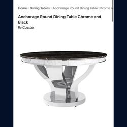 Real Marble Anchorage round dining table