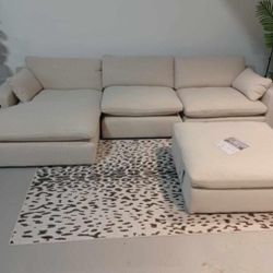 OM• $38 Initial • Brand New//3 Piece Plush Couch/ Sectional 