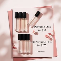 5 Perfume Oils For $10 DM For List
