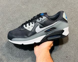 Nike Air Max 90 ‘Black Grey Blue’ 2021 (Sz 9M/10.5W)