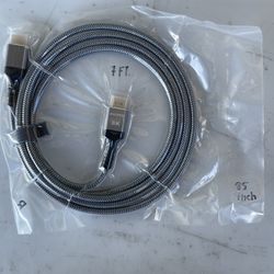 1 Highwings 8K 10K 4K HDMI Cable 48Gbps 6.6FT/2M, Certified Ultra High Speed HDMI Cable Braided Cord-4K@120Hz 8K@60Hz, DTS:X, HDCP 2.2 & 2.3, HDR 10 C