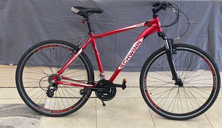 Schwinn GTX 3 Hybrid Bike – Red Aluminum Frame – 700c – Shimano – Used