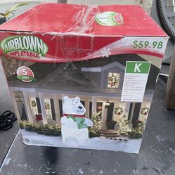 Excellent Condition Inflatable Garden Christmas Decorations