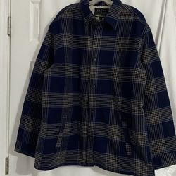 Jachs New York Men’s Jacket Shacket Navy XXL Premium Outdoor Purveyors 2X, 2 Pockets