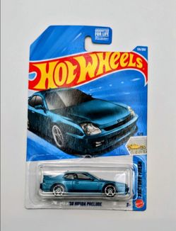 Hot Wheels Factory Fresh ’98 Honda Prelude 1:64 Blue Diecast Car 2024