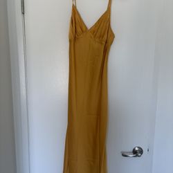 Wedding Guest Dress Gold - Size 4