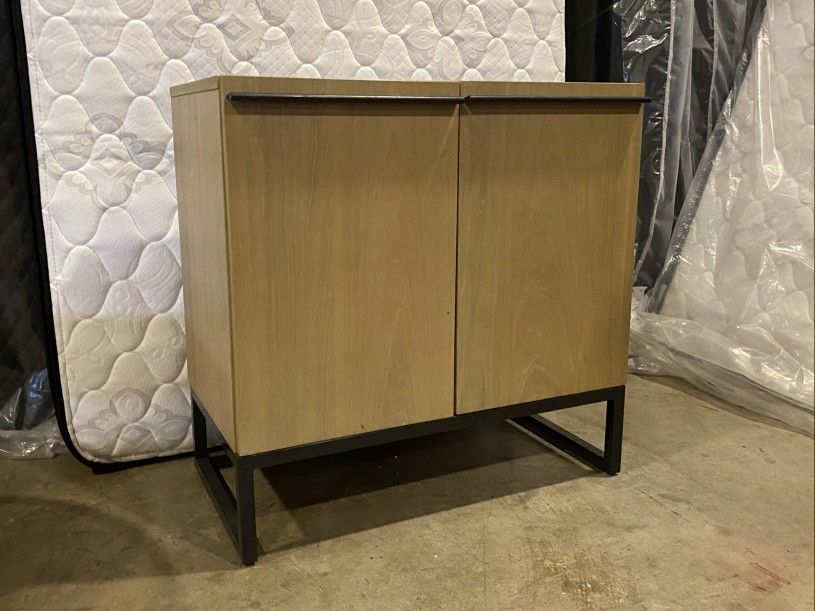 WEST ELM Cabinet w/ Bar Hardware