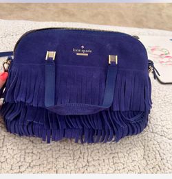 kate spade suede purse 