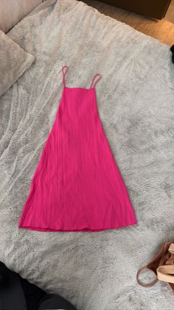 Zara Pink Ribbed Dress