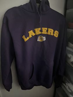 nba lakers hoodie size large