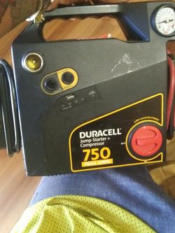 Duracell Jumpstart+compressor 750peak Amps