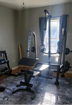 Gold’s Gym A Frame With Cable Attachment