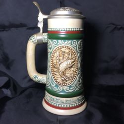 1978 Avon “ The Strike.... Rainbow Trout “ Limited Edition Stein
