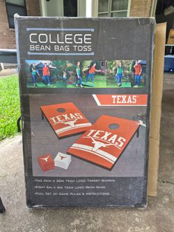 Texas Longhorns College Bean Bag Toss Set