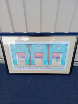 Kenton Nelson Signed Litho Renaissance Center Memphis Design 