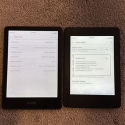 Kindle paperwhite x2