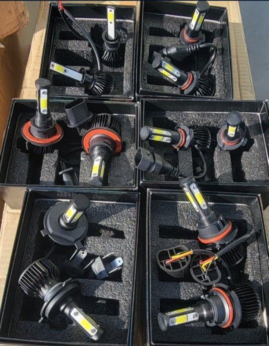 H11 H8 H9 9006 Hb3 9005 Hb4 H13 9007 H1 9004 H4 880 LED Bulbs Bombillas Focos Luces Chevy Gmc Ford Toyota Dodge Pontiac Chevrolet Honda Ram Jeep