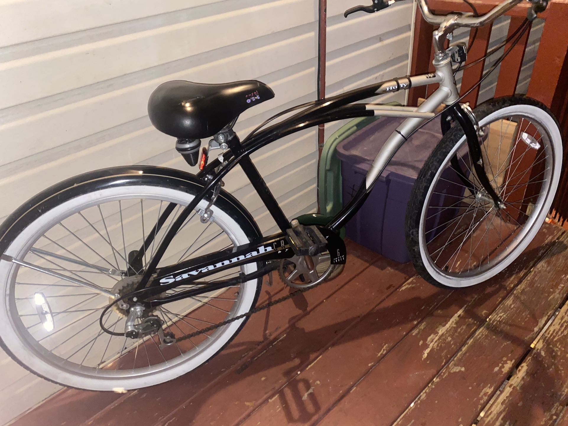 Vintage savannah Cruise 6 Speed By Huffy , Black Bike