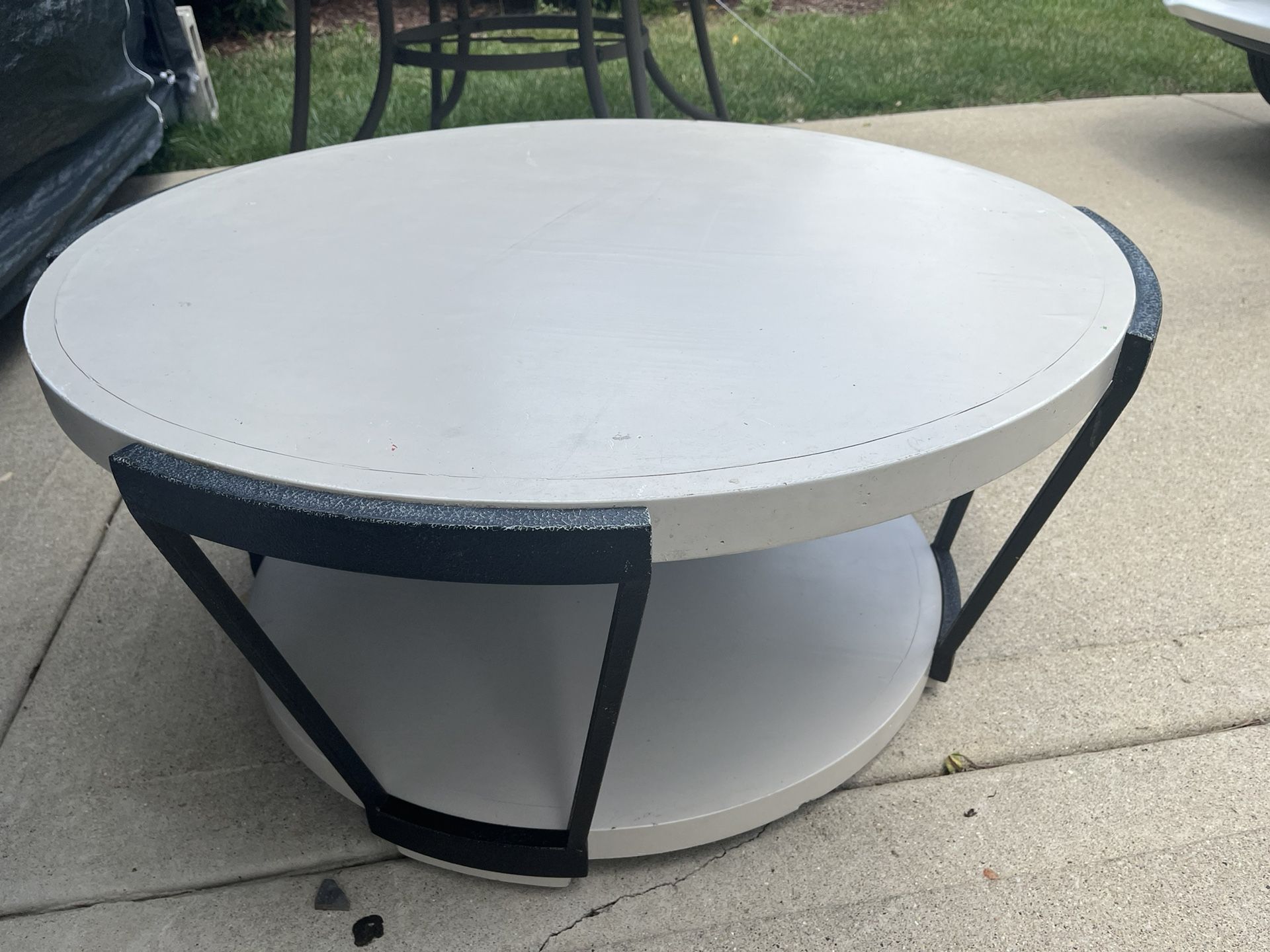 Large Round Coffee Table Rustic | Living Room | Play Room