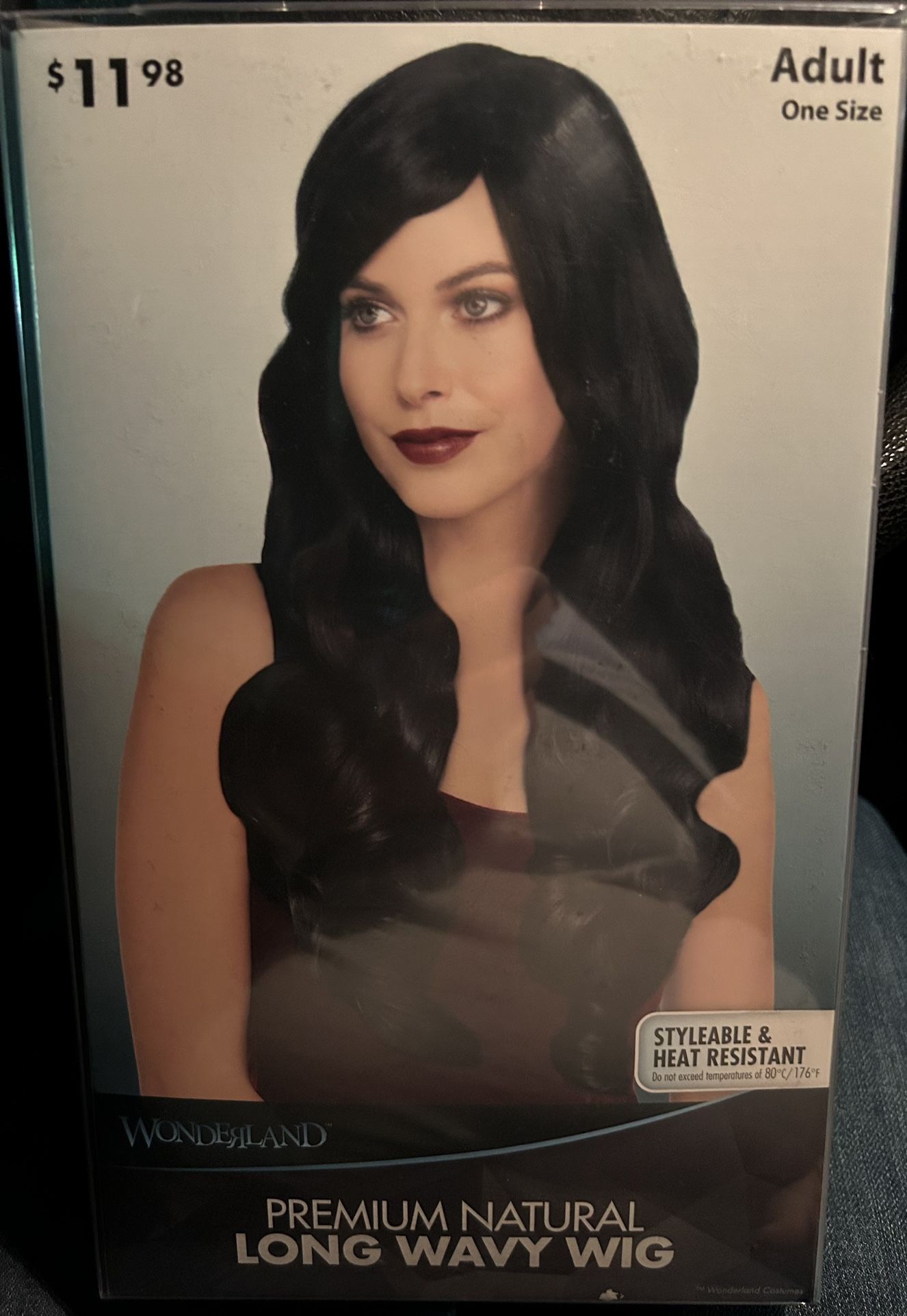 Long Black Wig - Halloween