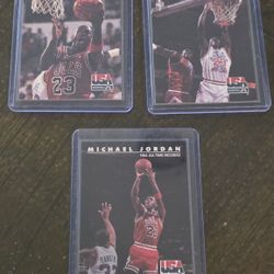 LOT OF 3 MICHAEL JORDAN CARDS