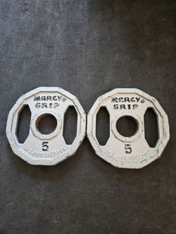 2x 5lb Olympic Weight Plates