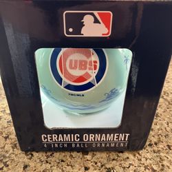 Chicsgo Cubs Ceramic Ornament 
