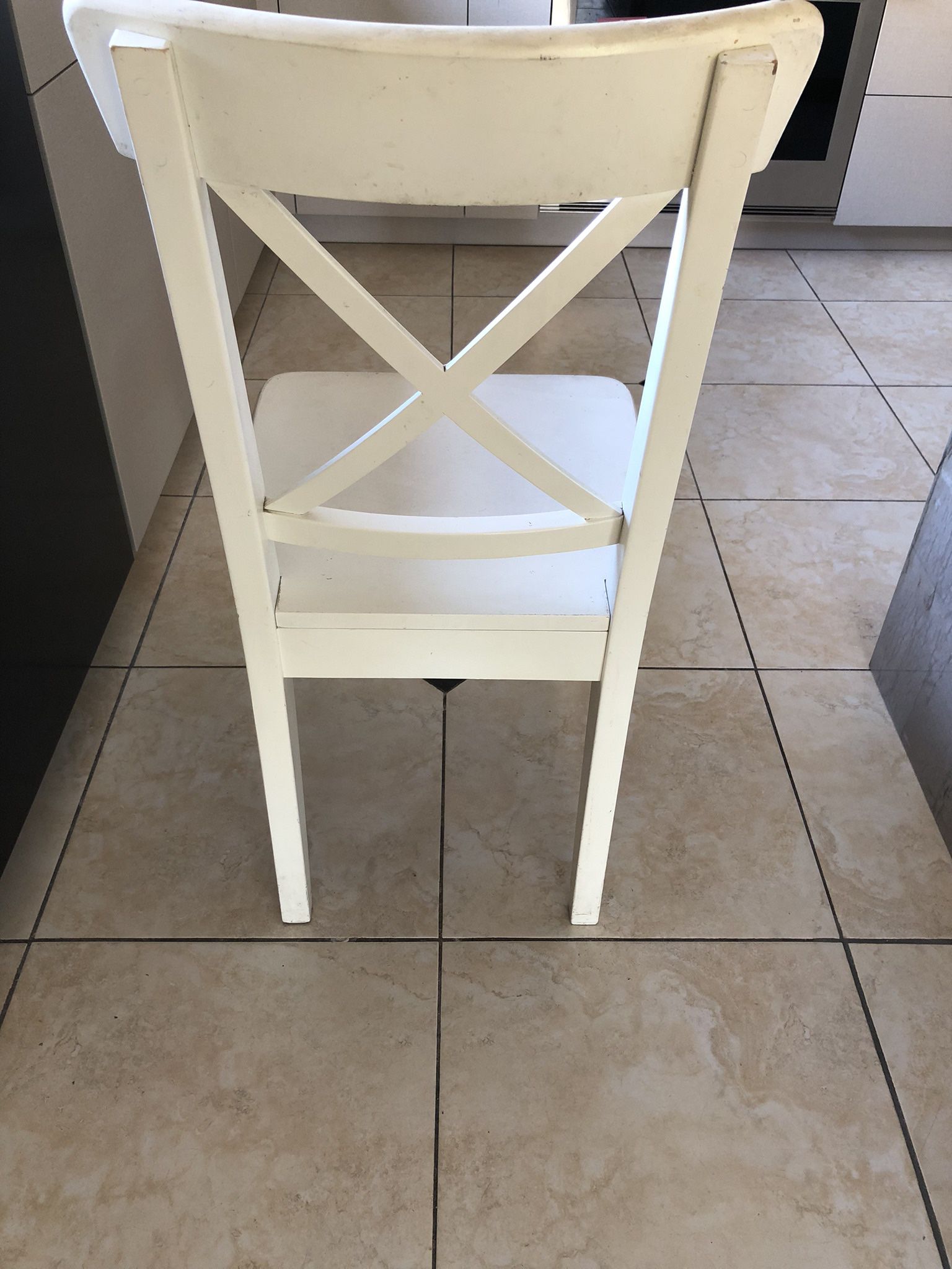 Kitchen White Chairs