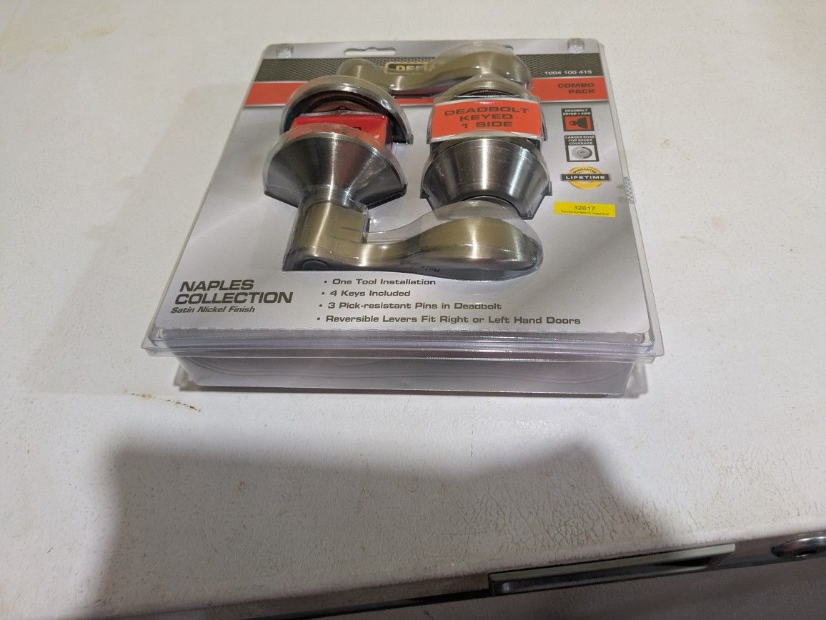 New Lock For Door Silver