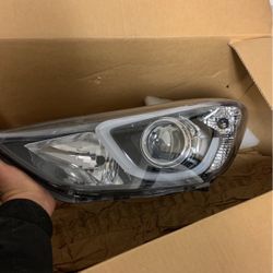 2014-2016 Hyundai Elantra Driver Side Headlight Projector Style