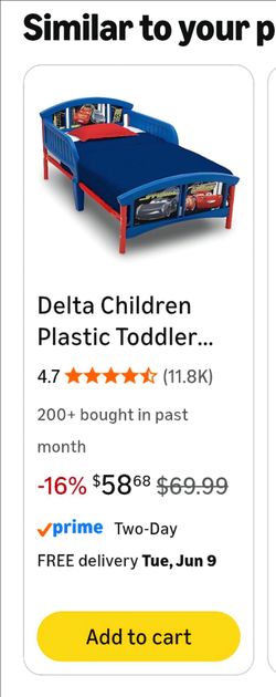 Delta Kids Bed  Disney Pixar  Cars