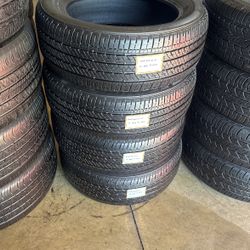 4-used Tires 205/55/R16 Bridgestone For 190.00 Installed. Free Mount And High Speed Balance Included. 