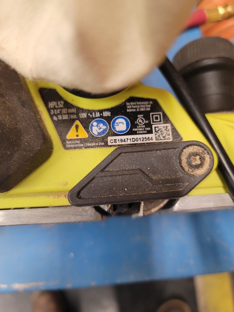 Ryobi Hpl52 Planar