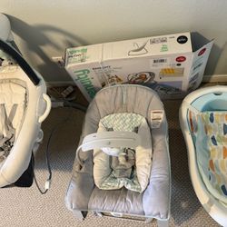 Baby bouncer, Swing & Bath tub