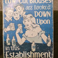 Vintage Beer Sign