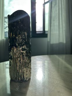 Silver Tree Trunk Branch Vase