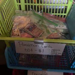 Pokemon Cards .50 Cents And Up 