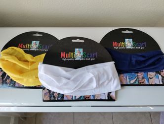 Sport Multi-Wear Scarf / Headband / Face Mask 3pc NewSport Multi-Wear Scarf / Headband / Face Mask 3pc New