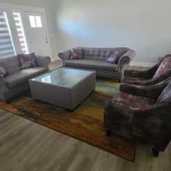 5 Piece Living Room Furniture Set