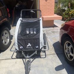2 Places Stroller and bike Trailer 
