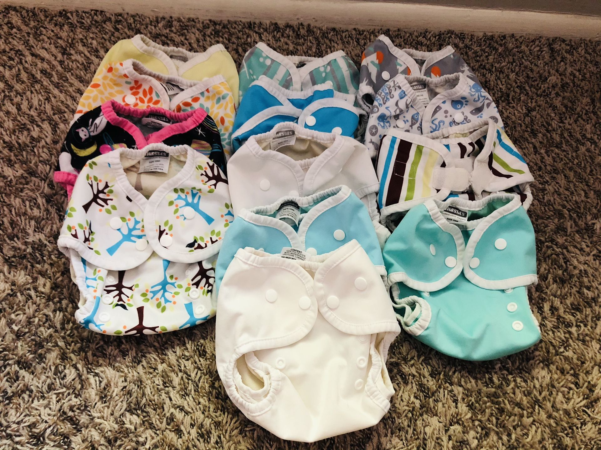 Cloth Diaper Set (size 1/newborn)