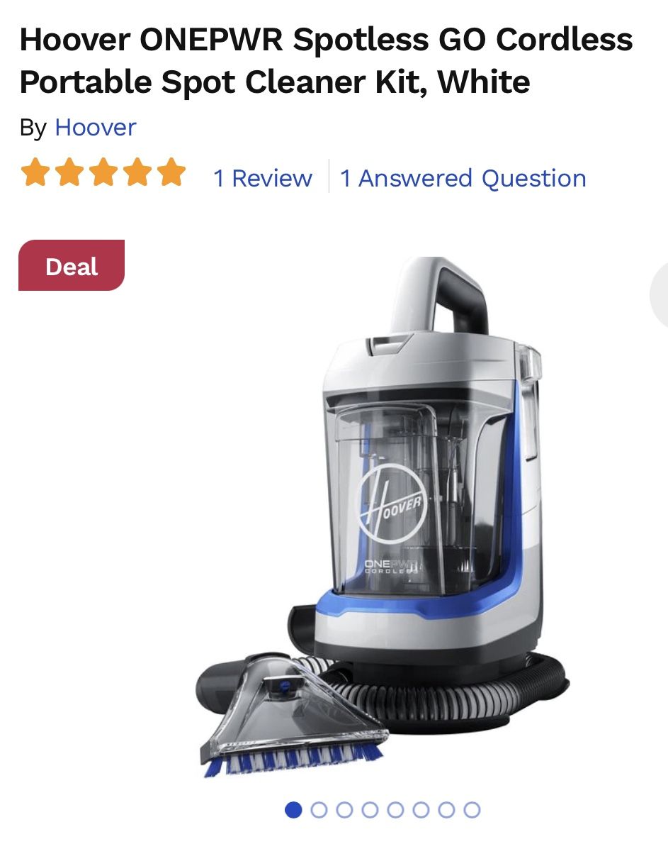 Hoover one power Cordless Carpet Spot Cleaner