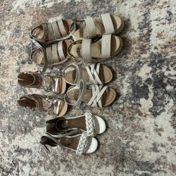 Assorted girls dress sandals 
