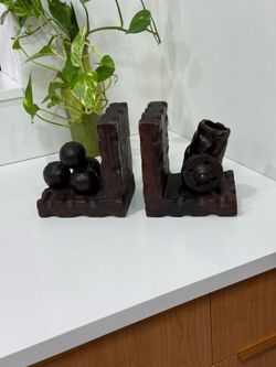 Vintage Mid Century Brutalists Style Bookends